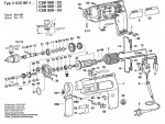 Bosch 0 603 161 441 CSB 520-2E Percussion Drill 110 V / GB Spare Parts CSB520-2E